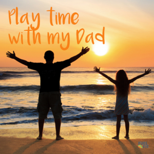 Father & Daughter at the beach